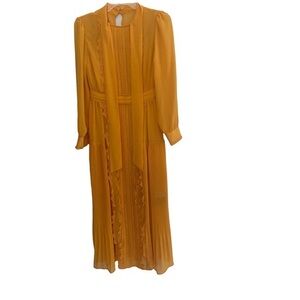 BurryCo  new with tags mustard yellow dress size 6.